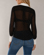 Lagence Sona Poplin Collar Blouse