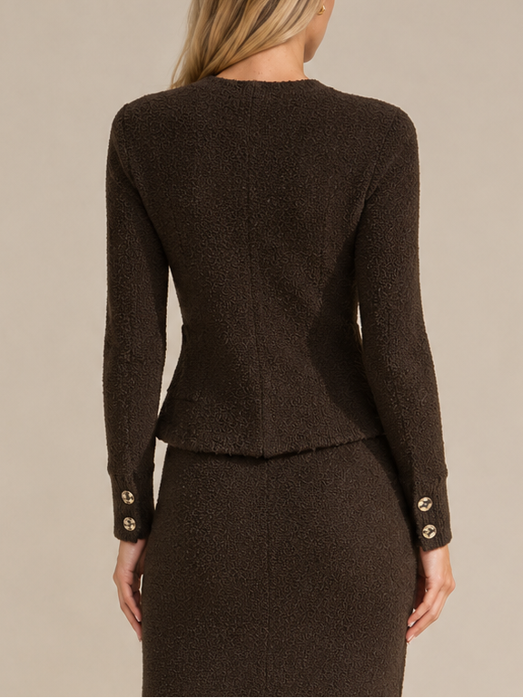 Lagence Melissa Knit Flare Cardigan
