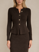 Lagence Melissa Knit Flare Cardigan