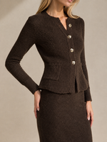 Lagence Melissa Knit Flare Cardigan