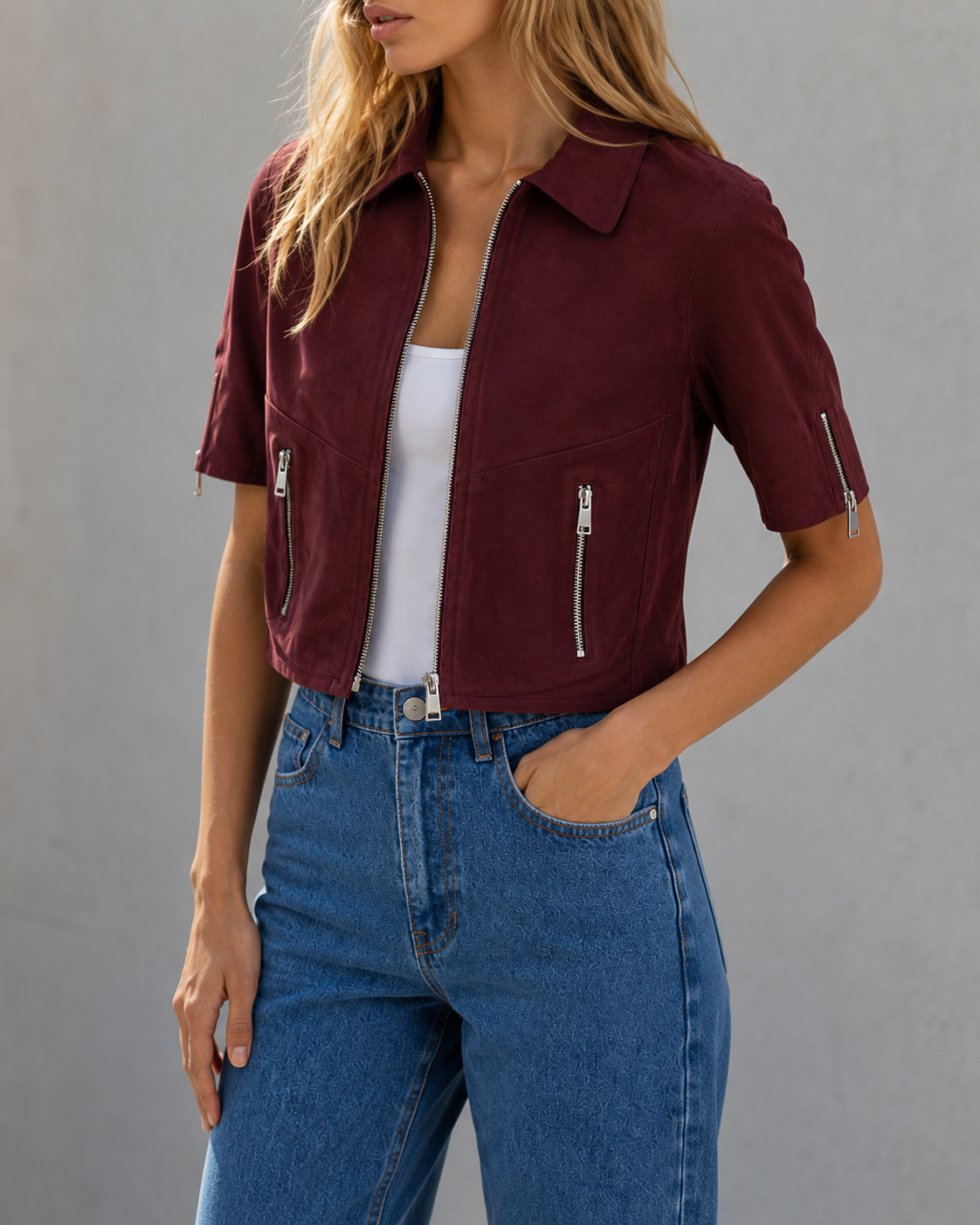 Lamarque Sevana Reversible Suede Jacket