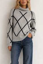 Allude Wool Blend Mockneck Sweater