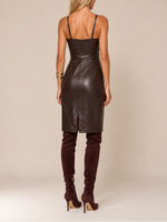 Lagence Halia Buckle Midi Dress