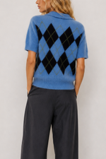 Rails Kelly S/S Argyle Sweater