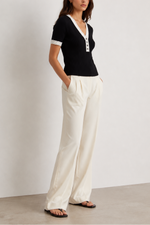 Autumn Cashmere Saddle Stitch Sweater