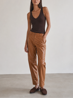 PHARAOH Torrance Faux Leather Pant