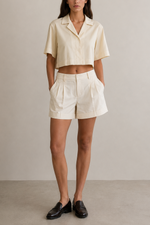 Loop Double Up Crop Jacket