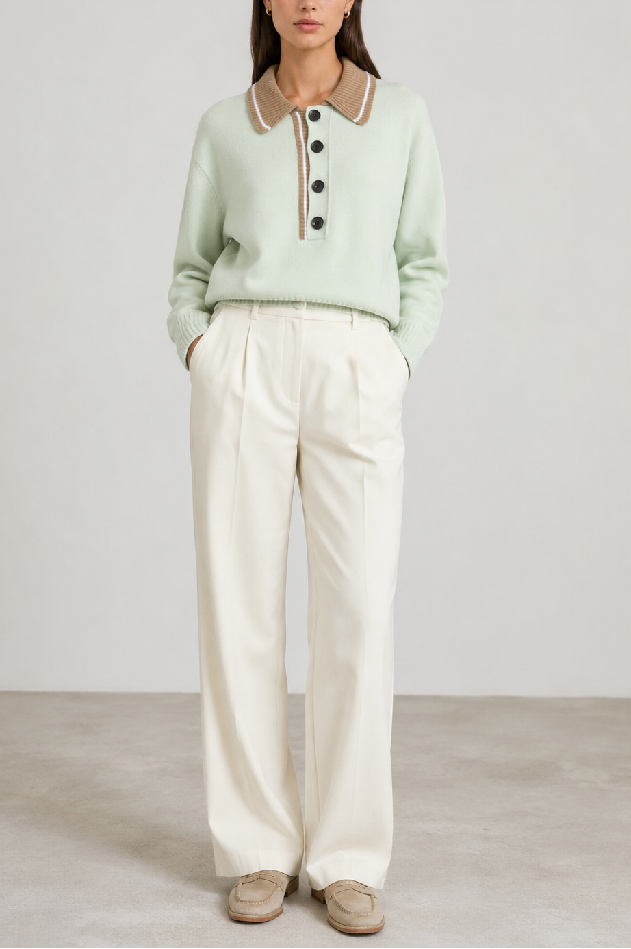 Tela Farida Polo Sweater
