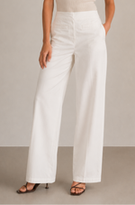 Gallery Couture Modern Twill Wide Leg Pant