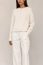 Archer Cashmere Briar Cotton Crew Pullover
