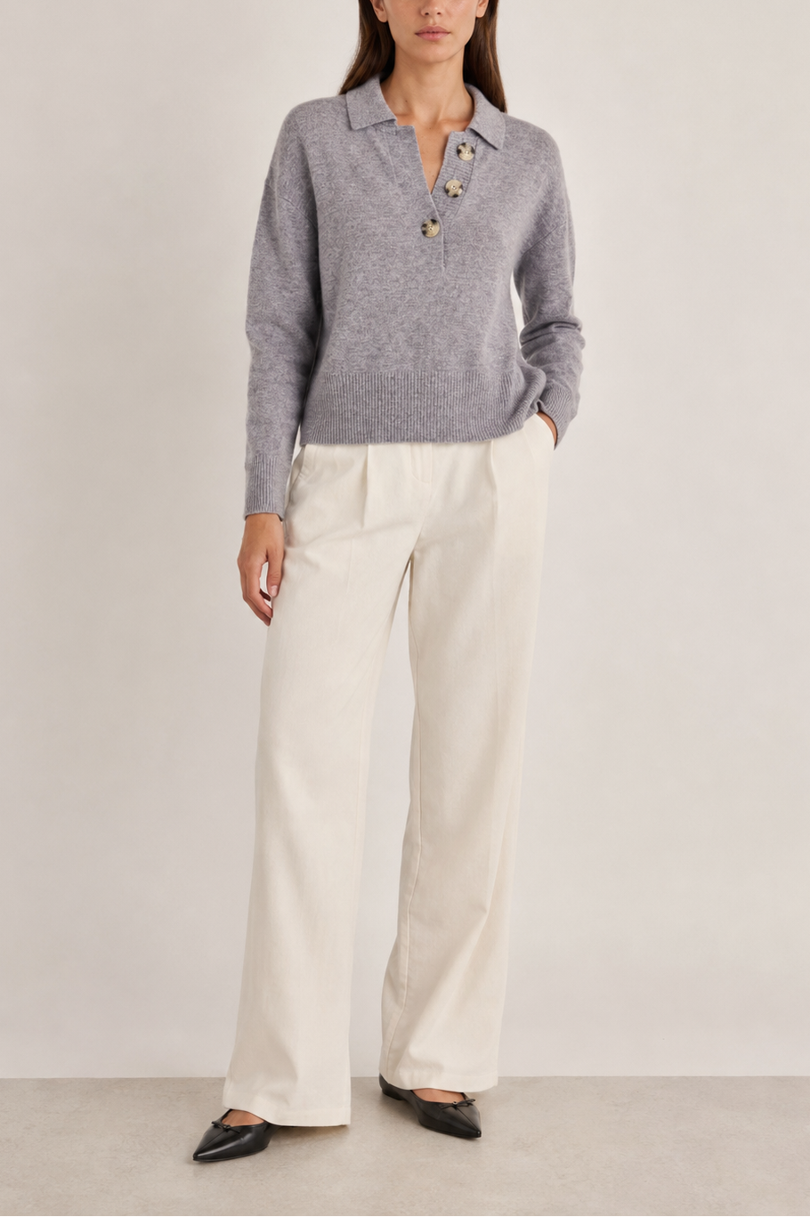 Archer Cashmere Finley Cashmere Polo
