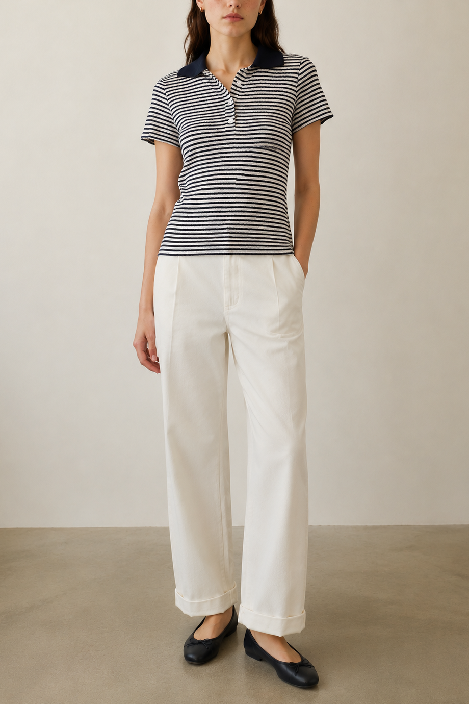Frame The Pointelle Polo