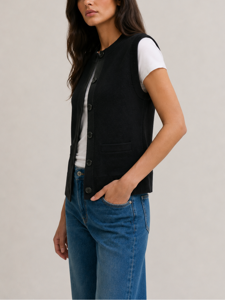 Margaret O'leary Milano Cotton Vest