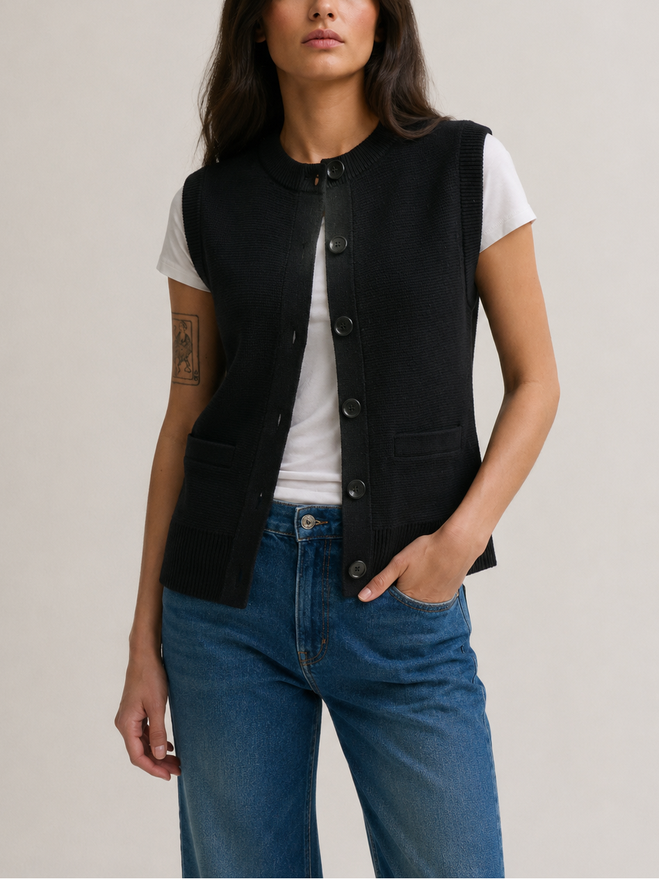 Margaret O'leary Milano Cotton Vest