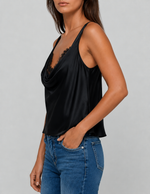 Lagence Evadne Cowl Neck Tank