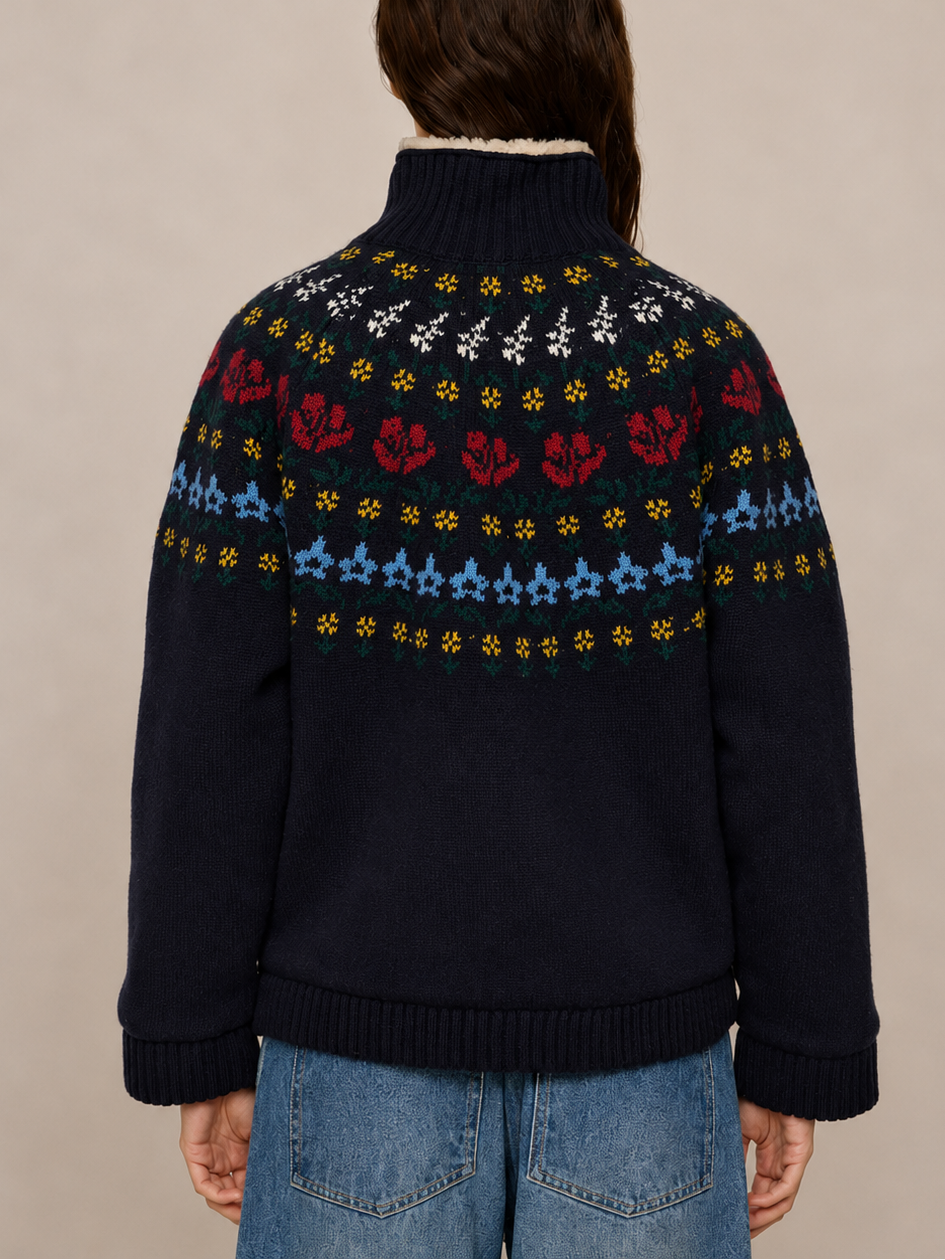 Sea Preston Knit Sherpa Jacket