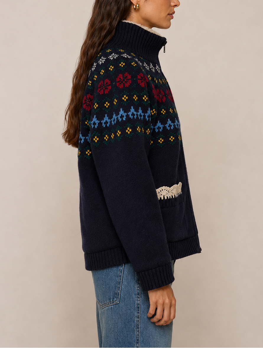 Sea Preston Knit Sherpa Jacket
