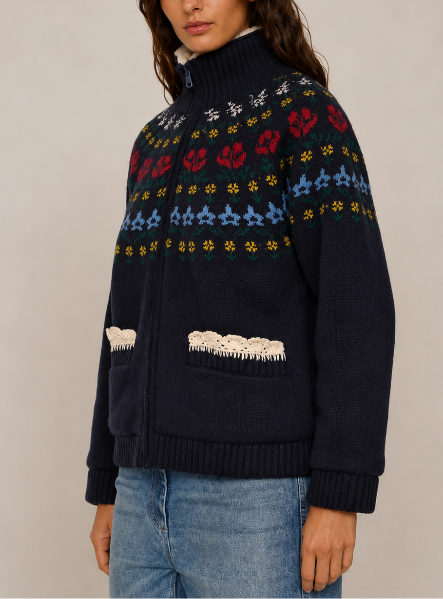Sea Preston Knit Sherpa Jacket