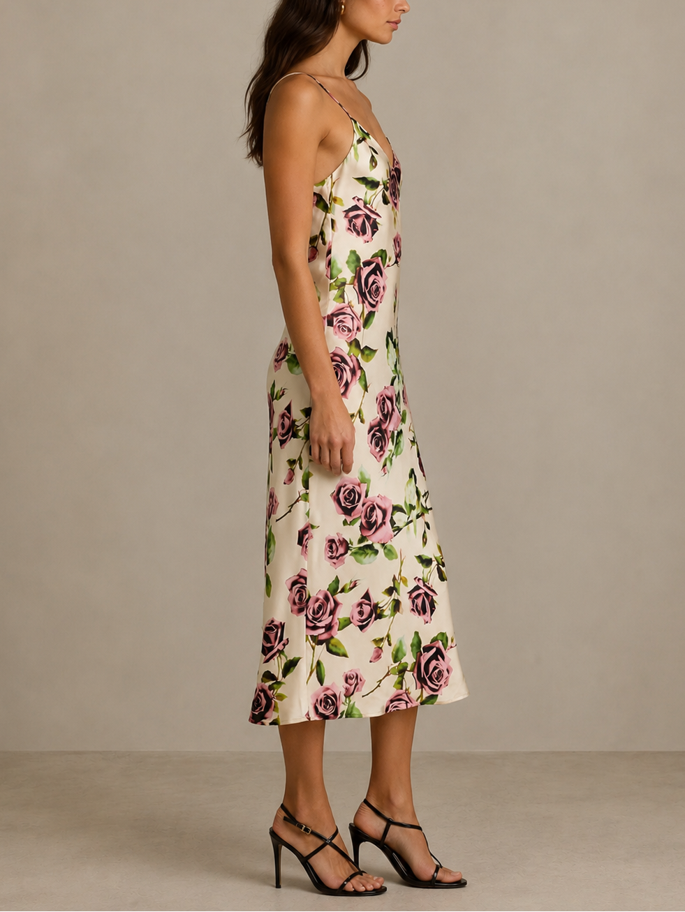 Lagence TS Seridie Midi Slip Dress