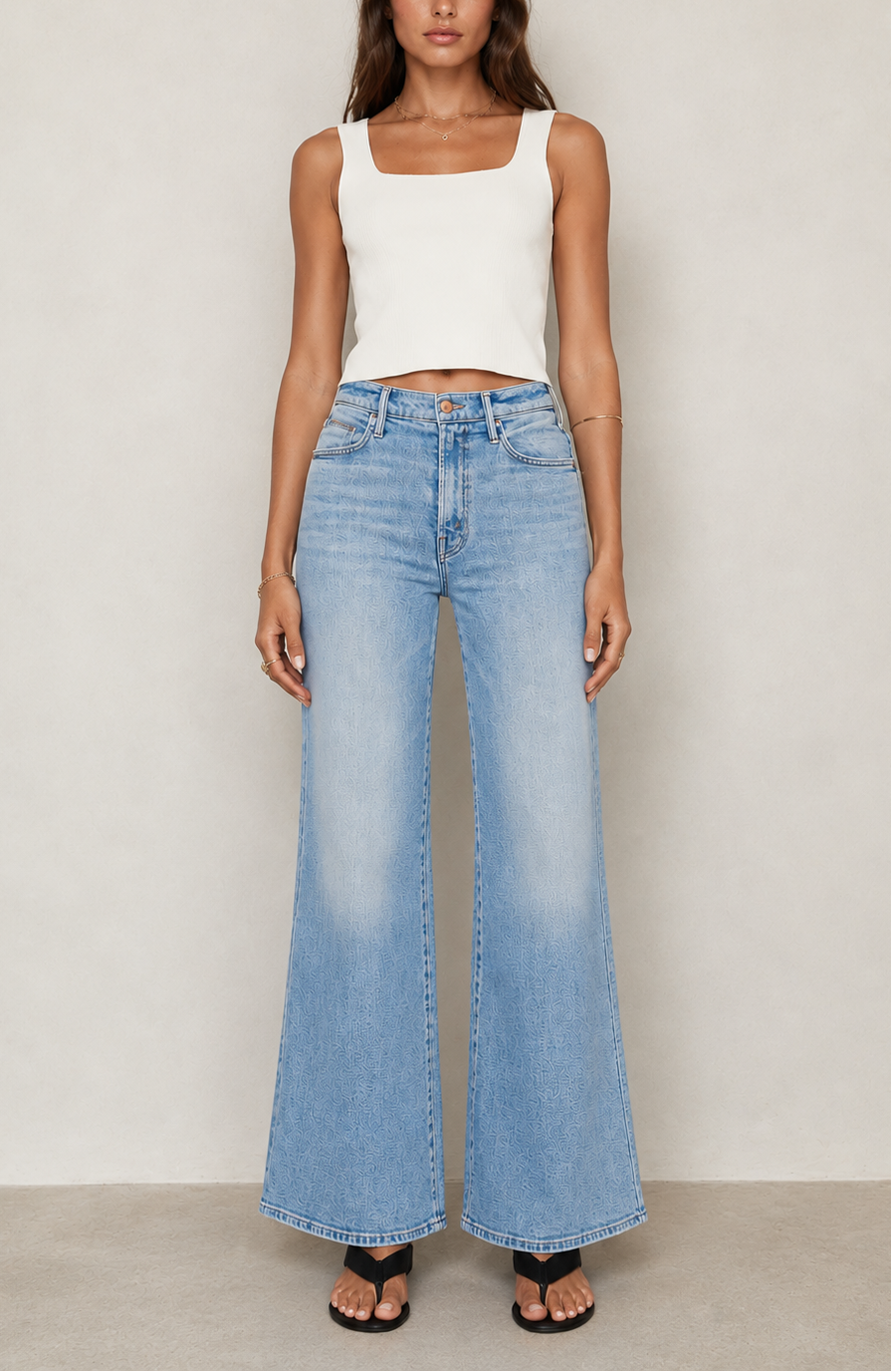MOTHER Hustler Roller Double Sneak Jean
