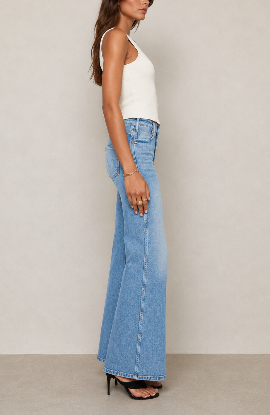 MOTHER Hustler Roller Double Sneak Jean