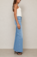 MOTHER Hustler Roller Double Sneak Jean