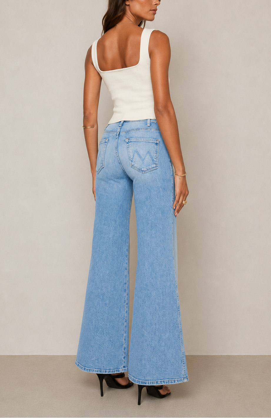 MOTHER Hustler Roller Double Sneak Jean
