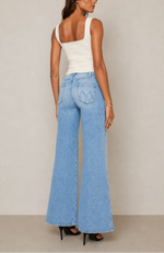 MOTHER Hustler Roller Double Sneak Jean