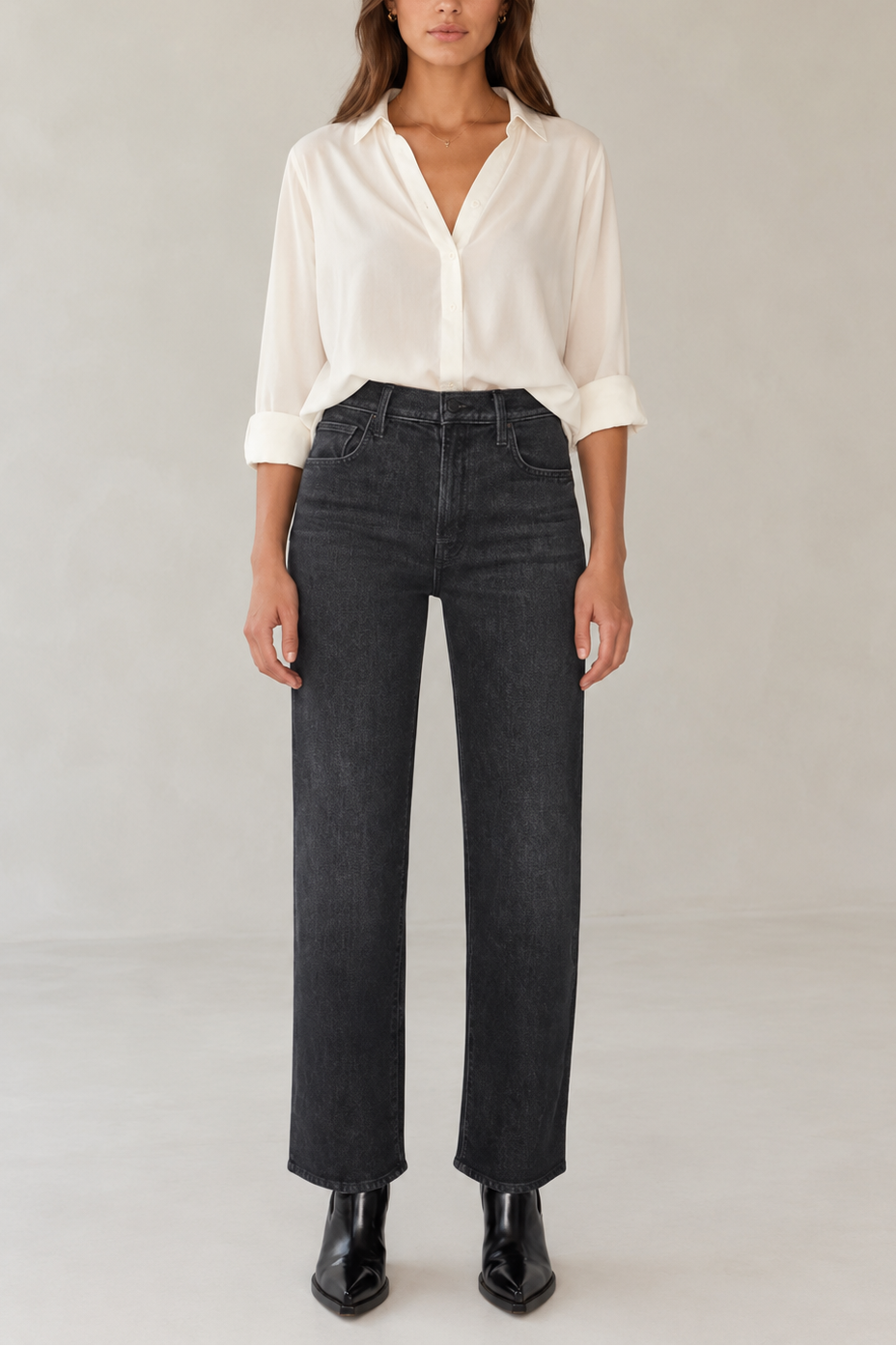 MOTHER Lil Rambler Zip Sneak Jean