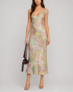 Lagence TS Akiya Satin Maxi Dress