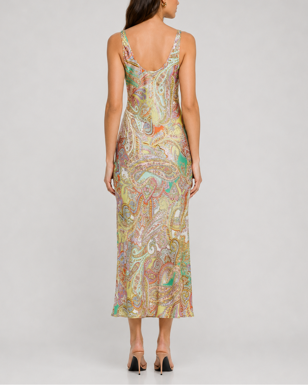 Lagence TS Akiya Satin Maxi Dress