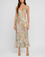 Lagence TS Akiya Satin Maxi Dress