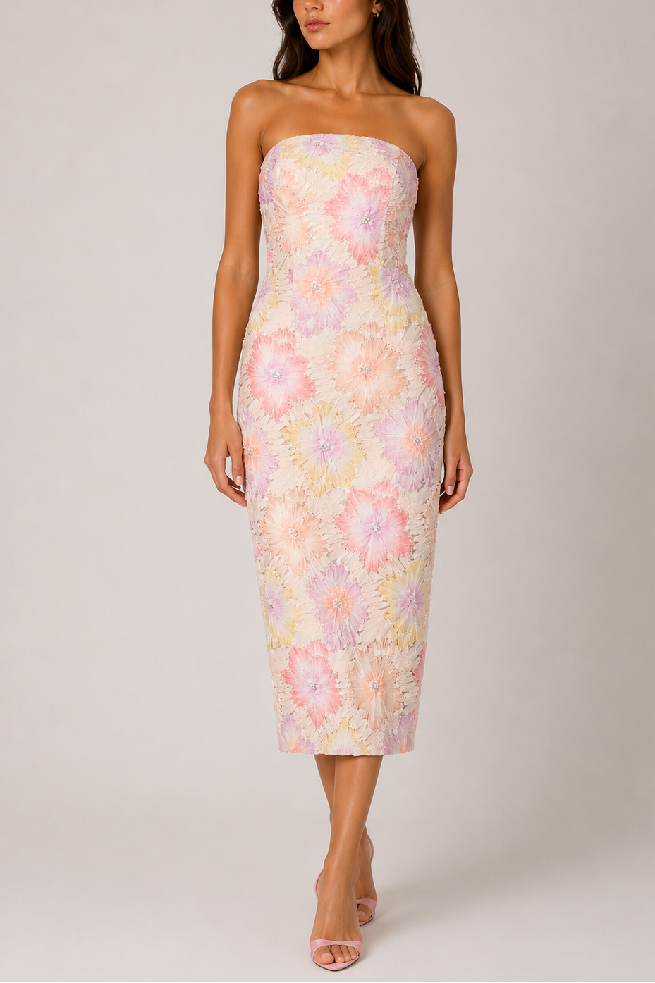 Milly TS Kait Floral Embroidered Dress