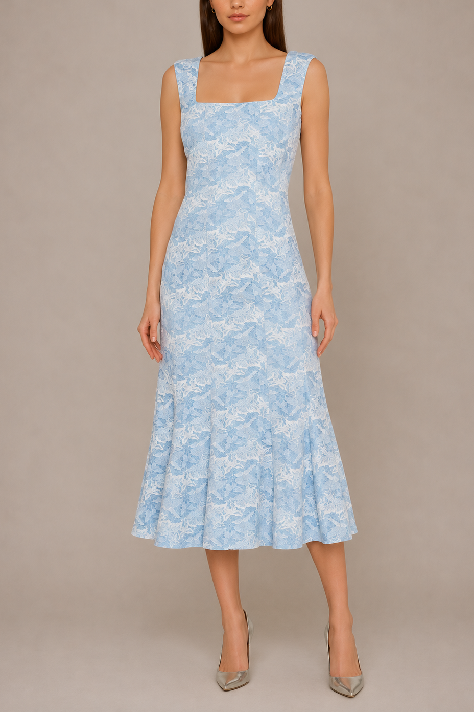 Milly TS Meg Butterfly Lace Maxi Dress