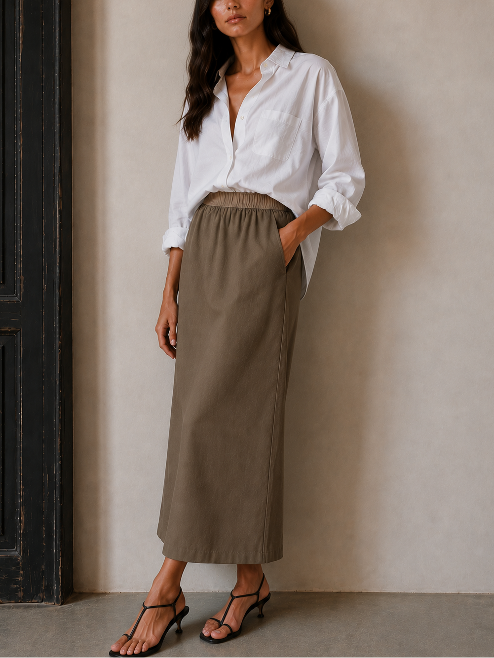 Hartford Jima Woven Skirt