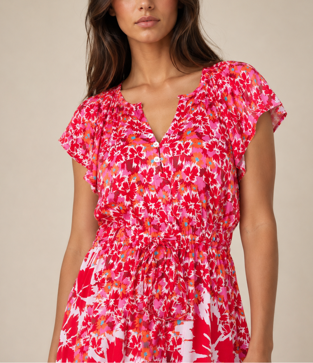 Omika Cora Midi Dress