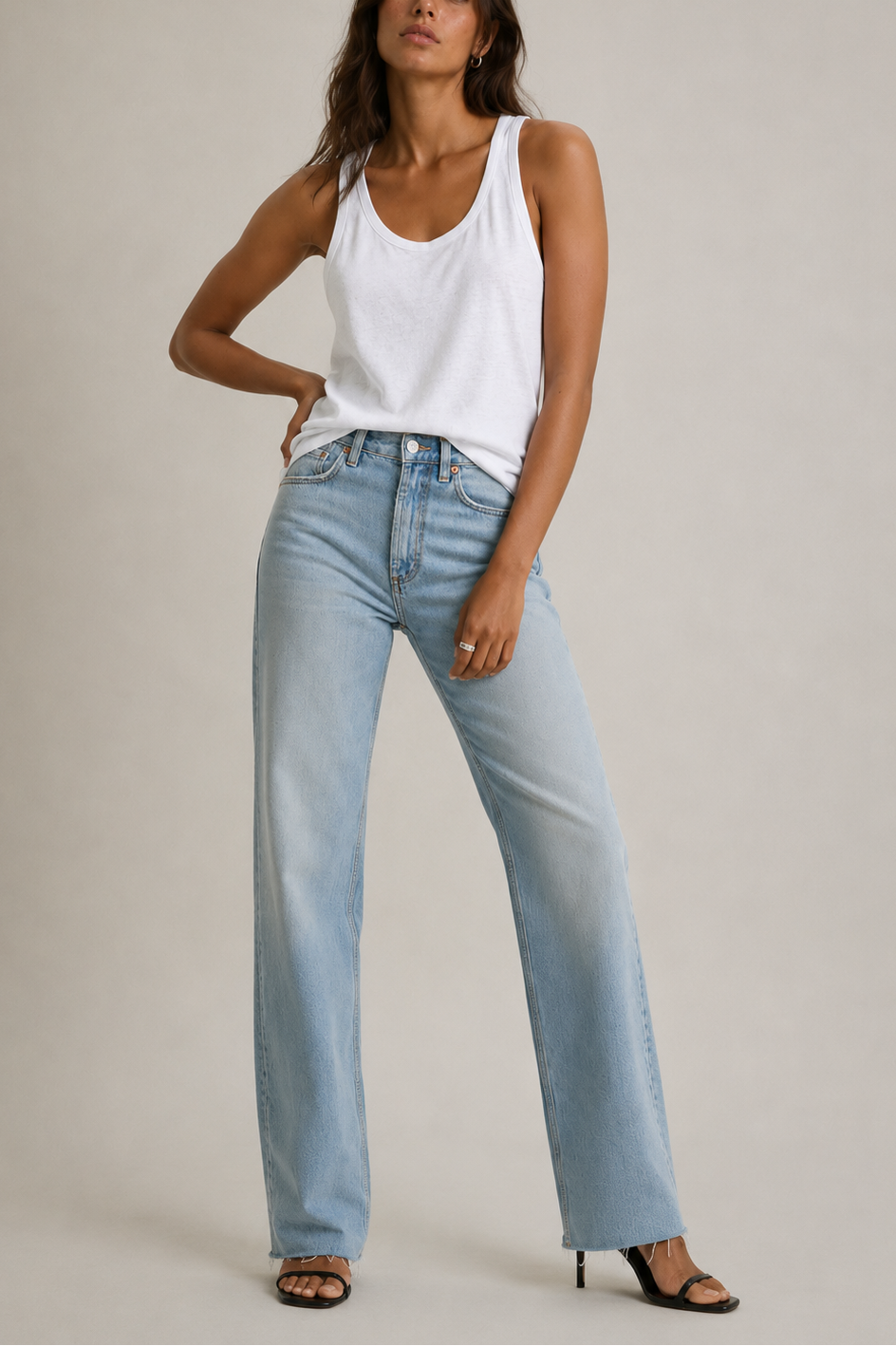 Majestic Filatures Stretch Linen Crewneck Tank
