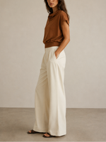 Stateside TS Softest Fleece Draped Neck Top