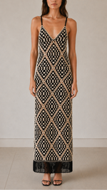 Loop Maxi Crochet Dress