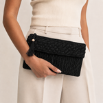 Shebobo Anna Petal Pattern Crochet Clutch