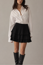Loop Pointelle Sweater Skirt