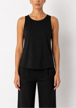 Majestic Jersey Stretch Crewneck Tank