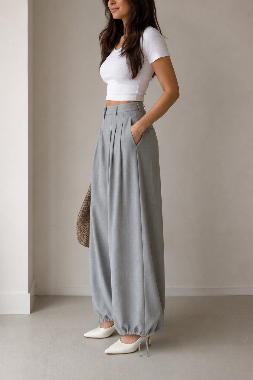 Lagence Ysola Drawstring High Waist Pant