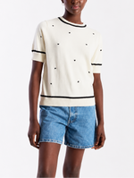 Wispr By Brodie Mini Heart Embroidered Tee