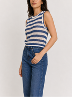 Wispr Stripe Pointelle Tank