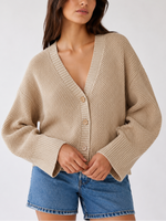 Wispr Pointelle Stitch Detail Cardi