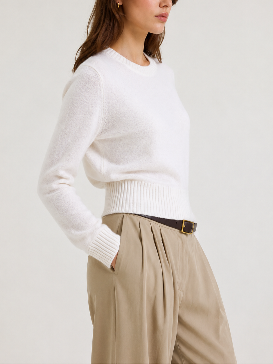 Brodie Emilia Cashmere Crew Neck Sweater
