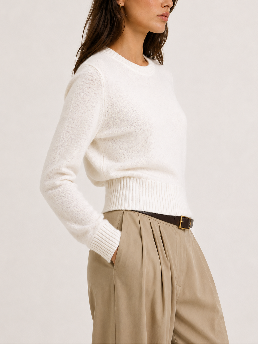 Brodie Emilia Cashmere Crew Neck Sweater