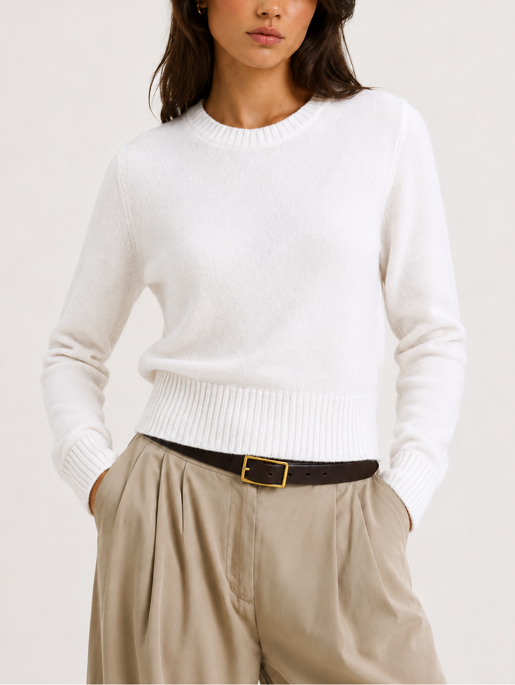 Brodie Emilia Cashmere Crew Neck Sweater