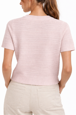 Kokun Ts Textured Boxy Knitted Tee